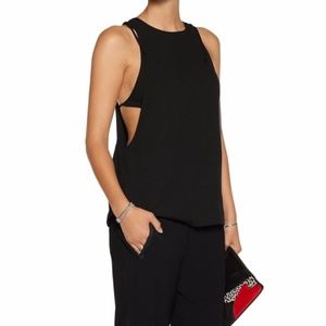 New T by Alexander Wang high neck illusion double layer tank camisole blouse top
